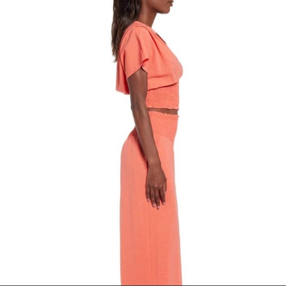 NWT Moon River Smocked Waist Grapefruit - Picture 9 of 9